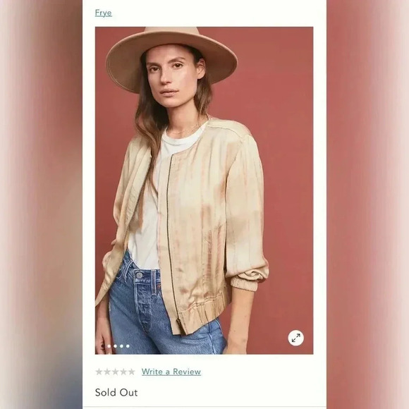 Frye Drapey Mandira Tie-Dye Jacket - Picture 1 of 8